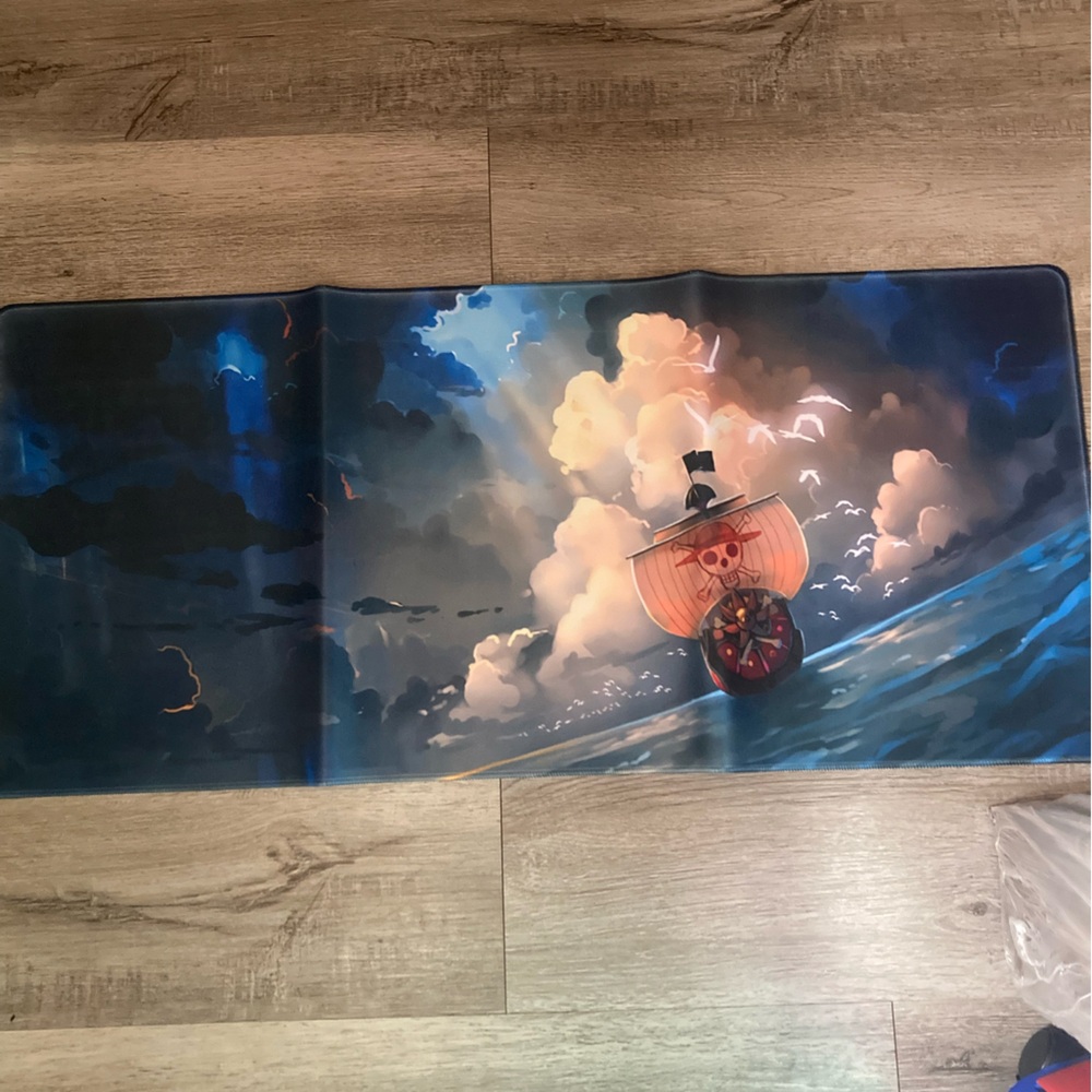 Anime gaming mat Featuring Thousand Sunny from One Piece game